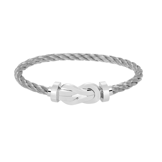 ¡®Sprite Jewelry¡¯CHANCE LARGE 8 FIGURE BUCKLE NO DIAMOND BRACELET SILVER