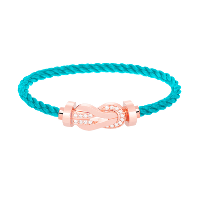 ¡®Sprite Jewelry¡¯CHANCE LARGE 8 FIGURE BUCKLE HALF DIAMOND BRACELET ROSE GOLD