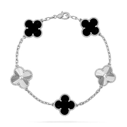 [Sprite Jewelry]New CLOVER 5 MOTIF ONYXS BRACELET COLLECTION