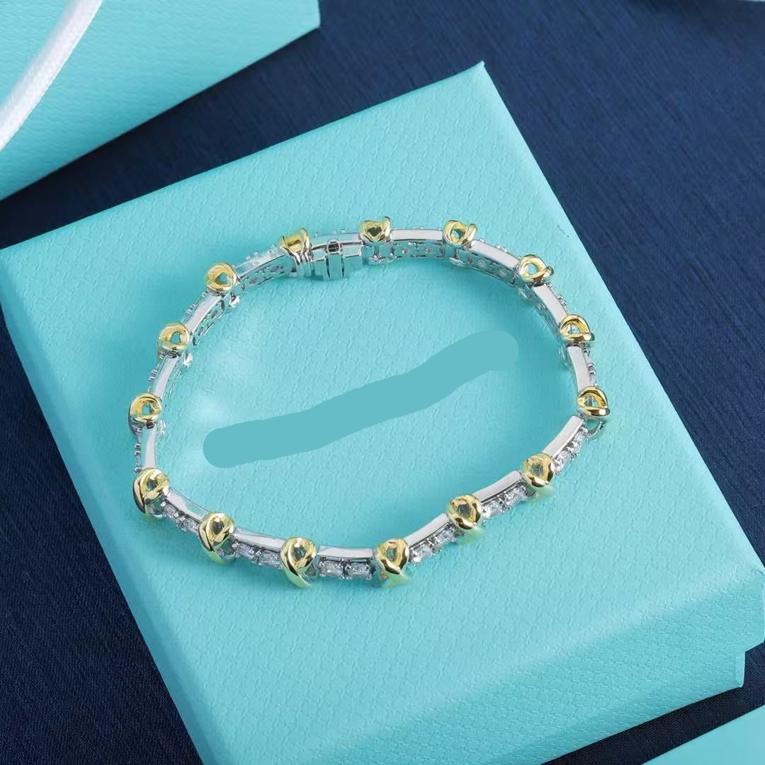 [Sprite Jewelry]New 16-stone diamond bracelet