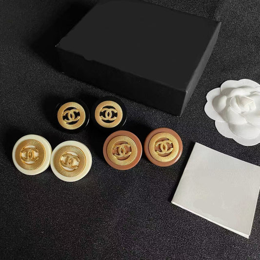 [Sprite Jewelry]Classic Double C Earrings