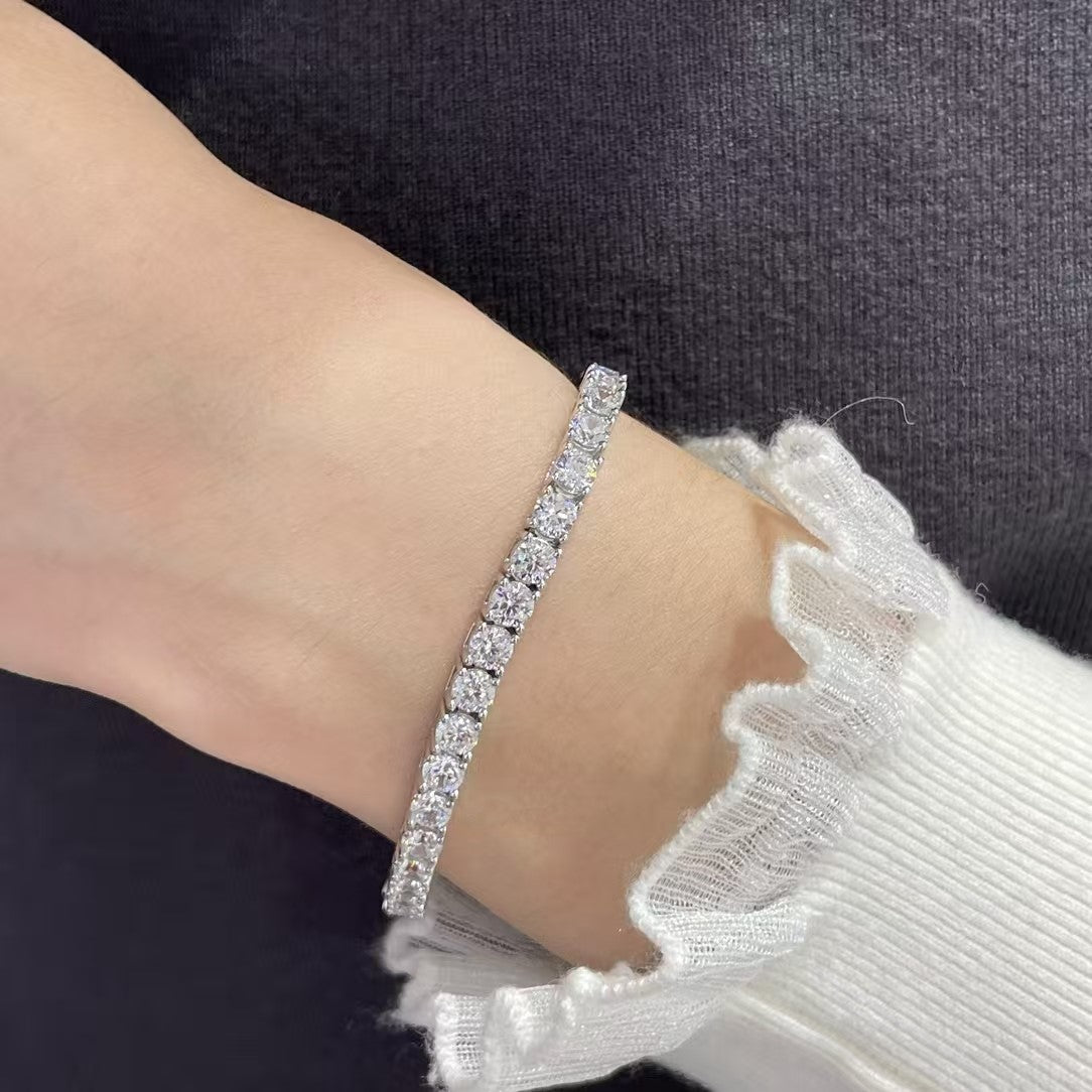 [¡®Sprite Jewelry¡¯]TENNIS BRACELET WITH FULL DIAMOND SETTING