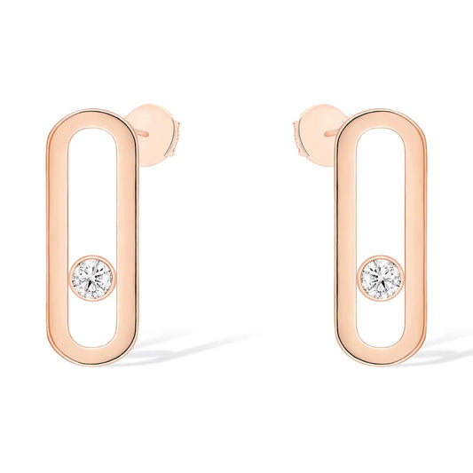 [Sprite Jewelry]MOVE UNO SMALL 1 DIAMOND EARRINGS