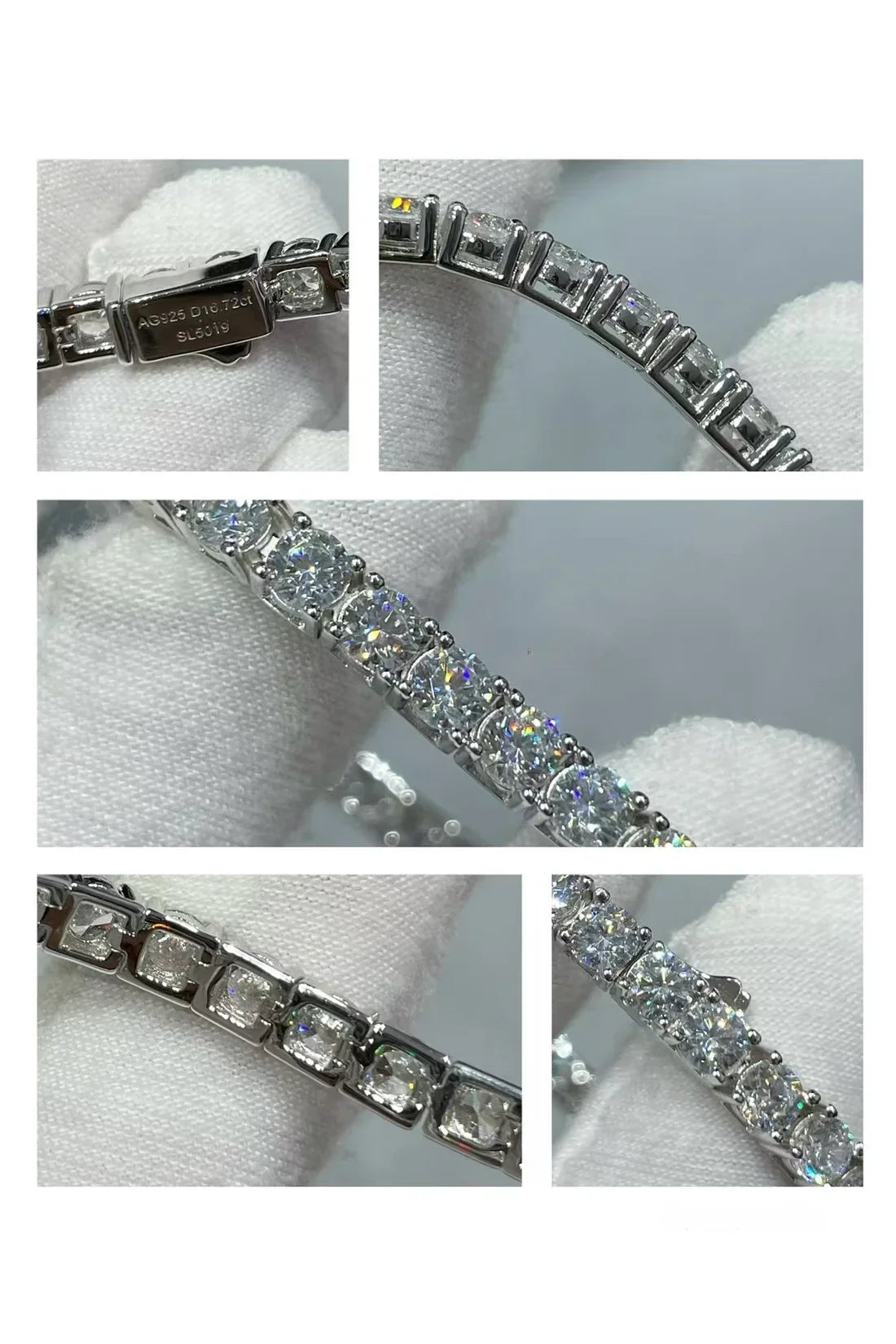 [Sprite Jewelry] TENNIS BRACELET WITH FULL DIAMOND SETTING