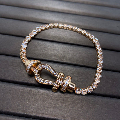 ¡®Sprite Jewelry¡¯FORCE  HORSESHOE  DIAMOND TENNIS BRACELET