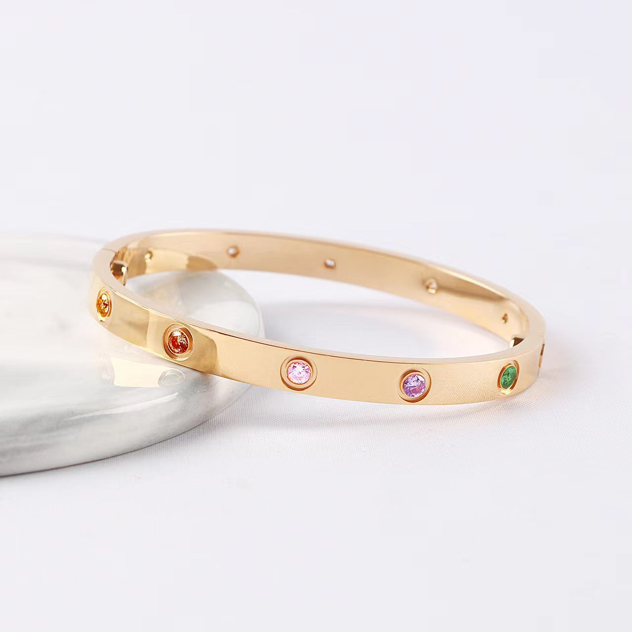 [Sprite Jewelry]2026 RAINBOW LOVE BRACELET 6.1MM  10 DIAMONDS