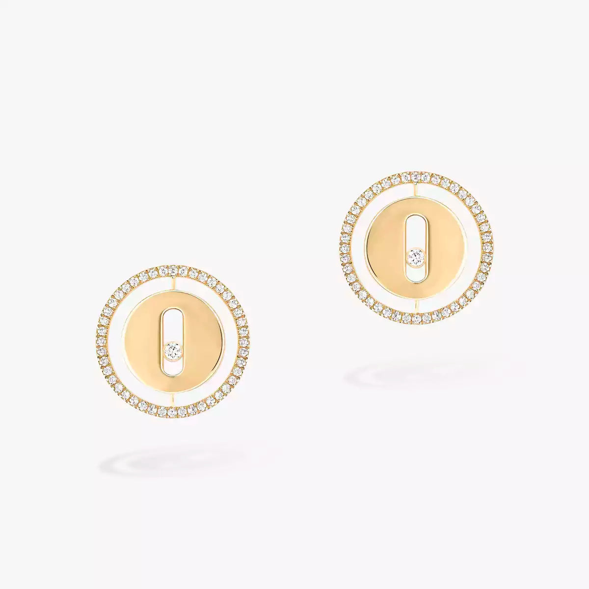 [Sprite Jewelry]Lucky Move Diamond Earrings