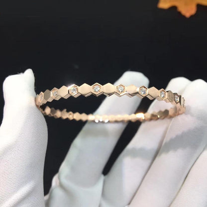 ¡®Sprite Jewelry¡¯BEE LOVE PINK GOLD DIAMOND BRACELET