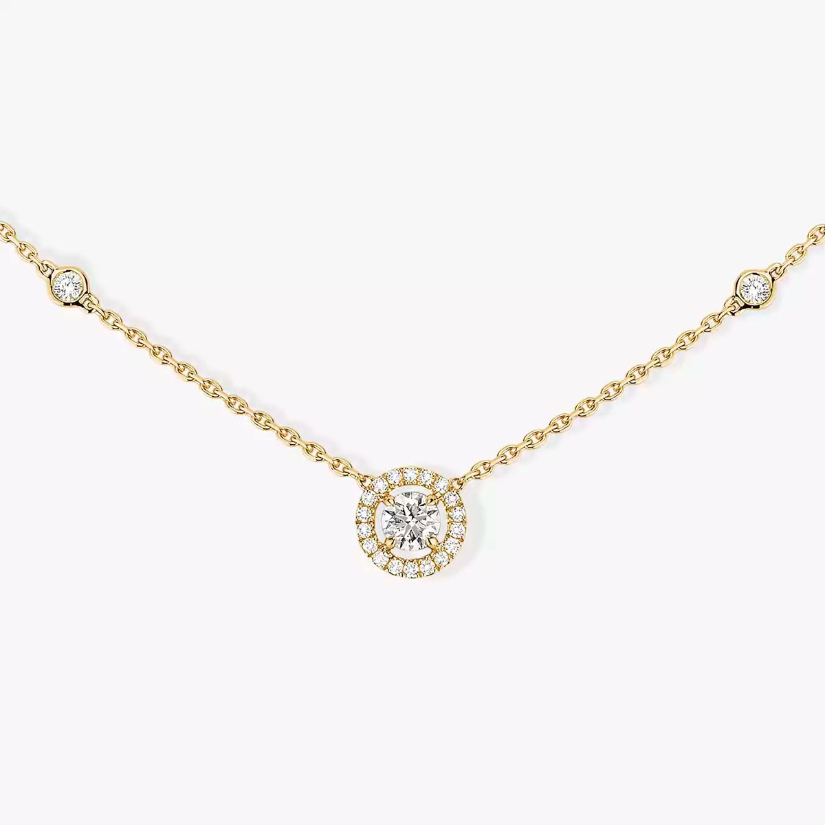 [Sprite Jewelry]Diamond Necklace 0,20ct Brilliant Shape Joy