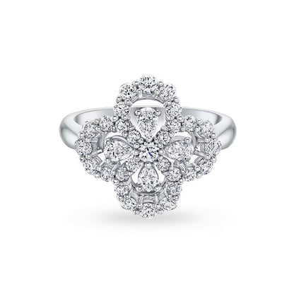 ¡®Sprite Jewelry¡¯LOOP RING FULL MOTIF DIAMOND 16MM SILVE