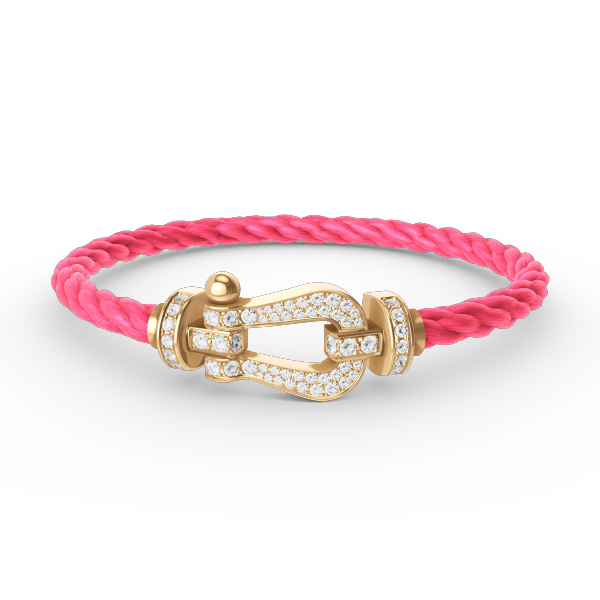 ¡®Sprite Jewelry¡¯FORCE LARGE HORSESHOE FULL DIAMOND BRACELET GOLD