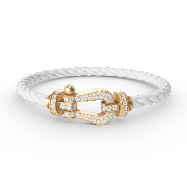 ¡®Sprite Jewelry¡¯FORCE LARGE HORSESHOE FULL DIAMOND BRACELET GOLD
