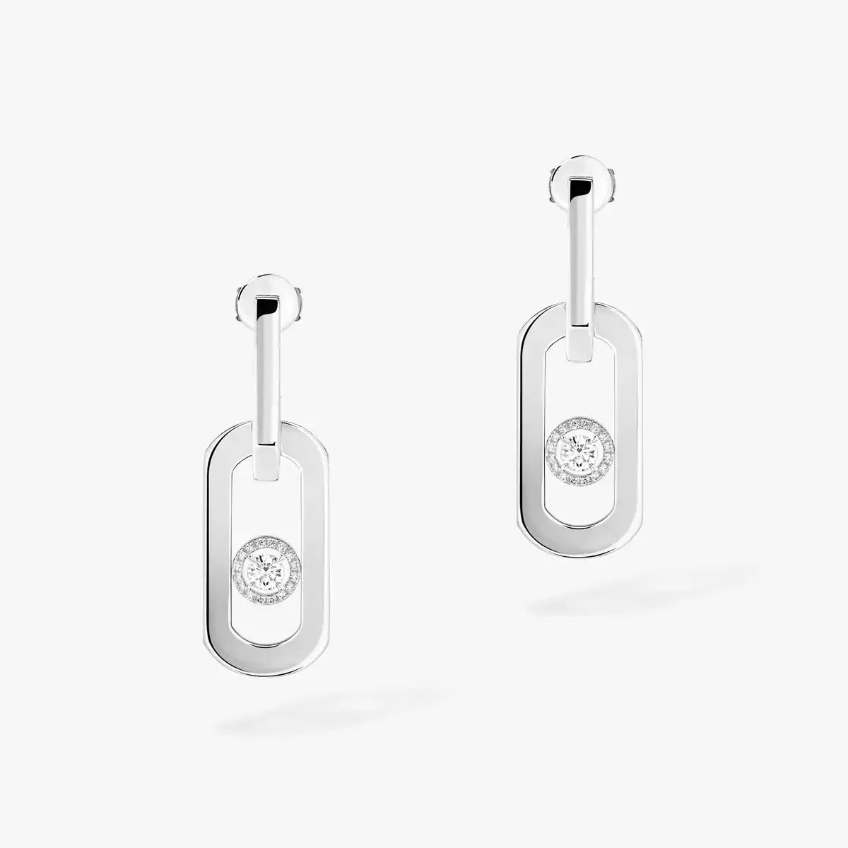 [Sprite Jewelry]So Move XL Diamond Pendant Earrings