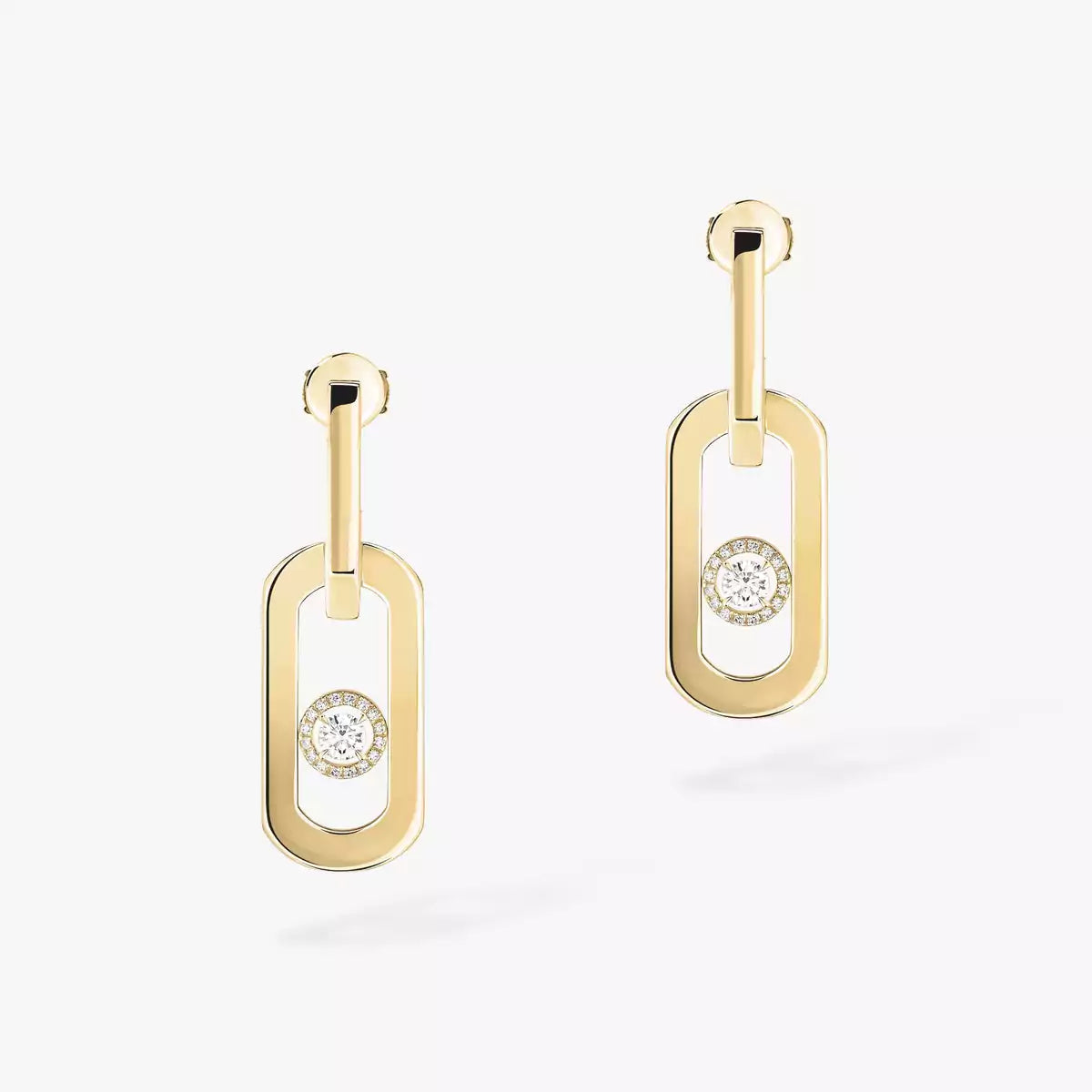 [Sprite Jewelry]So Move XL Diamond Pendant Earrings