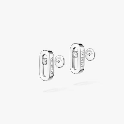 [Sprite Jewelry]Move Uno Diamond Stud Earrings