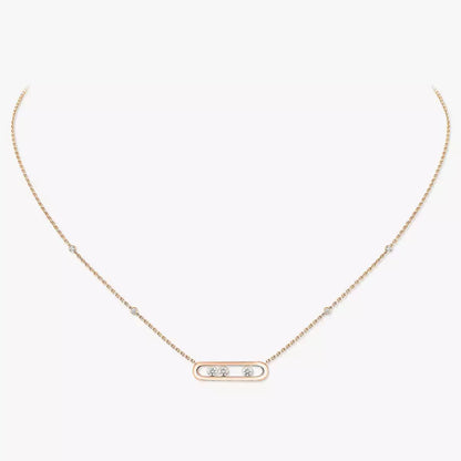 [Sprite Jewelry] Baby Move Gold Diamond Necklace