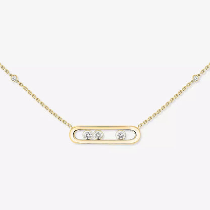 [Sprite Jewelry] Baby Move Gold Diamond Necklace