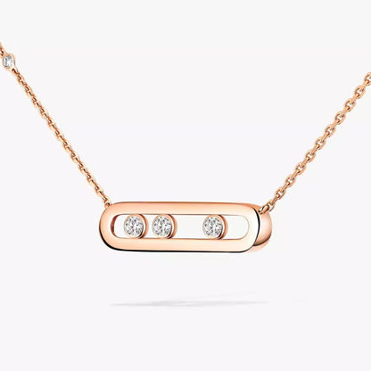 [Sprite Jewelry] Baby Move Gold Diamond Necklace