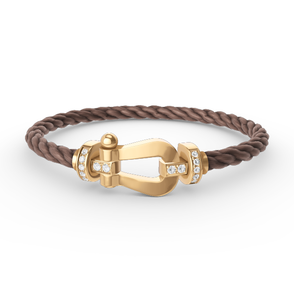 ¡®Sprite Jewelry¡¯FORCE LARGE HORSESHOE HALF DIAMOND BRACELET GOLD
