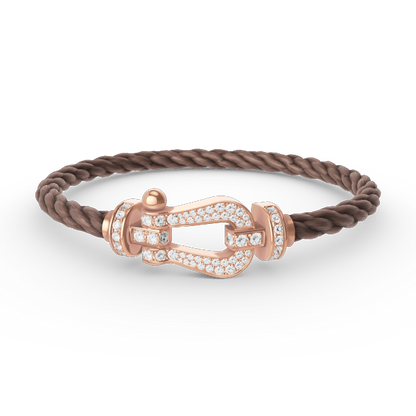 ¡®Sprite Jewelry¡¯FORCE LARGE HORSESHOE FULL DIAMOND BRACELET ROSE GOLD