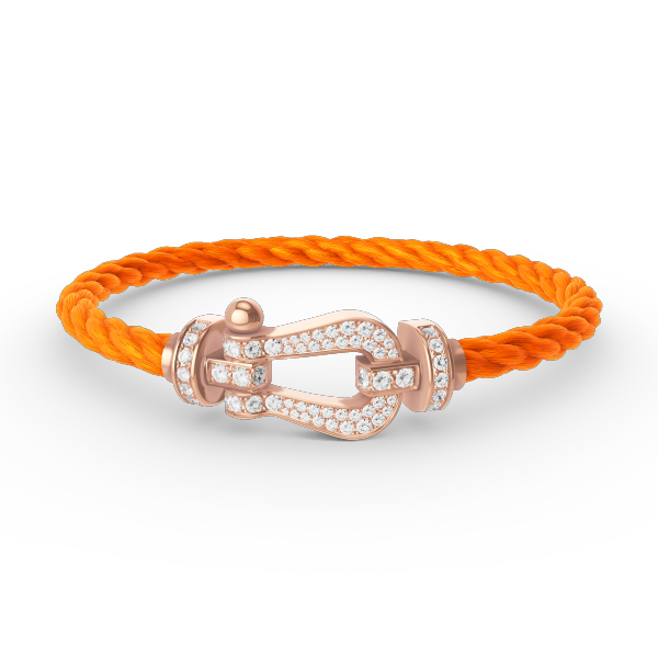 ¡®Sprite Jewelry¡¯FORCE LARGE HORSESHOE FULL DIAMOND BRACELET ROSE GOLD