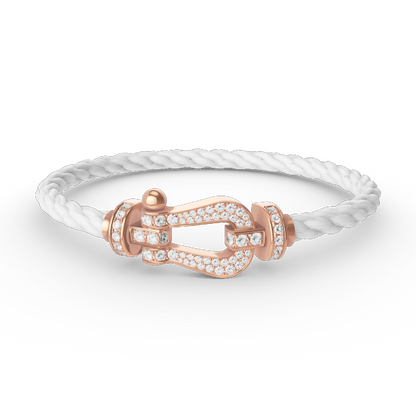 ¡®Sprite Jewelry¡¯FORCE LARGE HORSESHOE FULL DIAMOND BRACELET ROSE GOLD